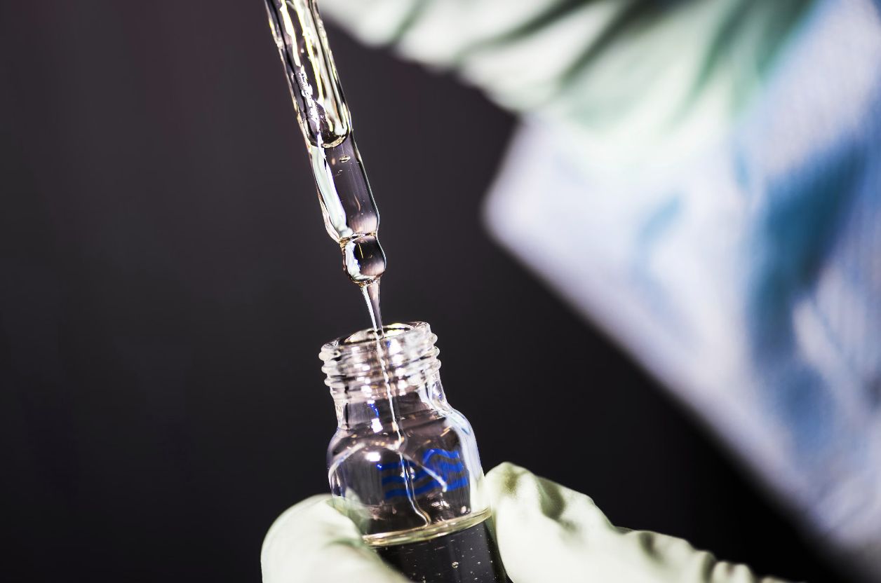 Mostres preparades per a anàlisi en laboratori